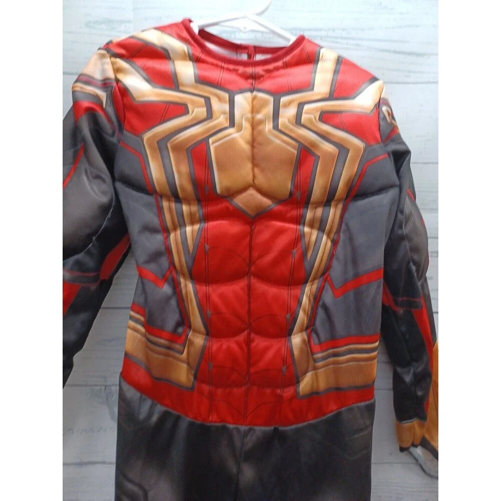 Childrens Marvel Spiderman No Way Home Dress Up Costume Kids Sz S - Picture 2 of 9